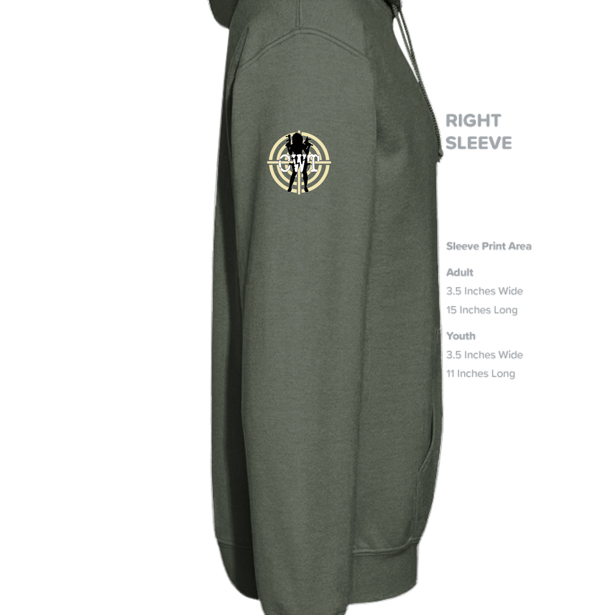 MILITARY GREEN - SLEEVE_RIGHT